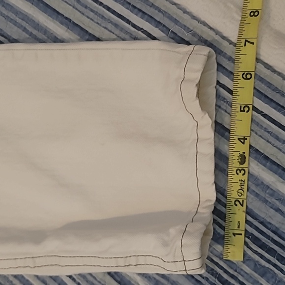 Lee regular fit straight leg white denim jeans size 36 x 30 100% cotton - Picture 5 of 10
